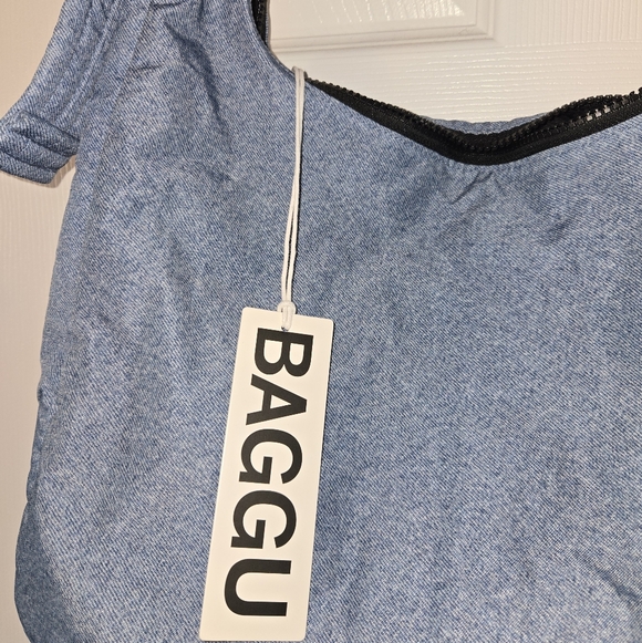 Baggu Nylon Shoulder Bag Digital Denim - Picture 2 of 5